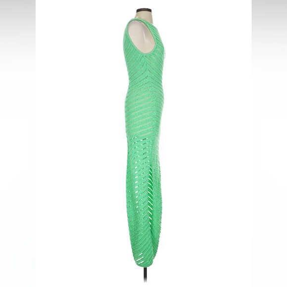 SHANI SHEMER MAXI DRESS BOHO CROCHET CUTOUT MAXI DRESS XS - Picture 4 of 6